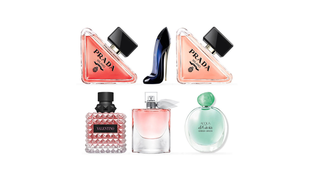 Set Preferatele ei: flacoanele parfumurilor din set